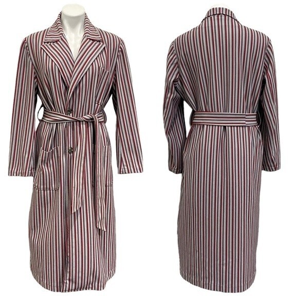 VINTAGE Handmade Granny Robe Midi Sweater Jacket - S/M - knit - Grunge - BOHO - Picture 1 of 10